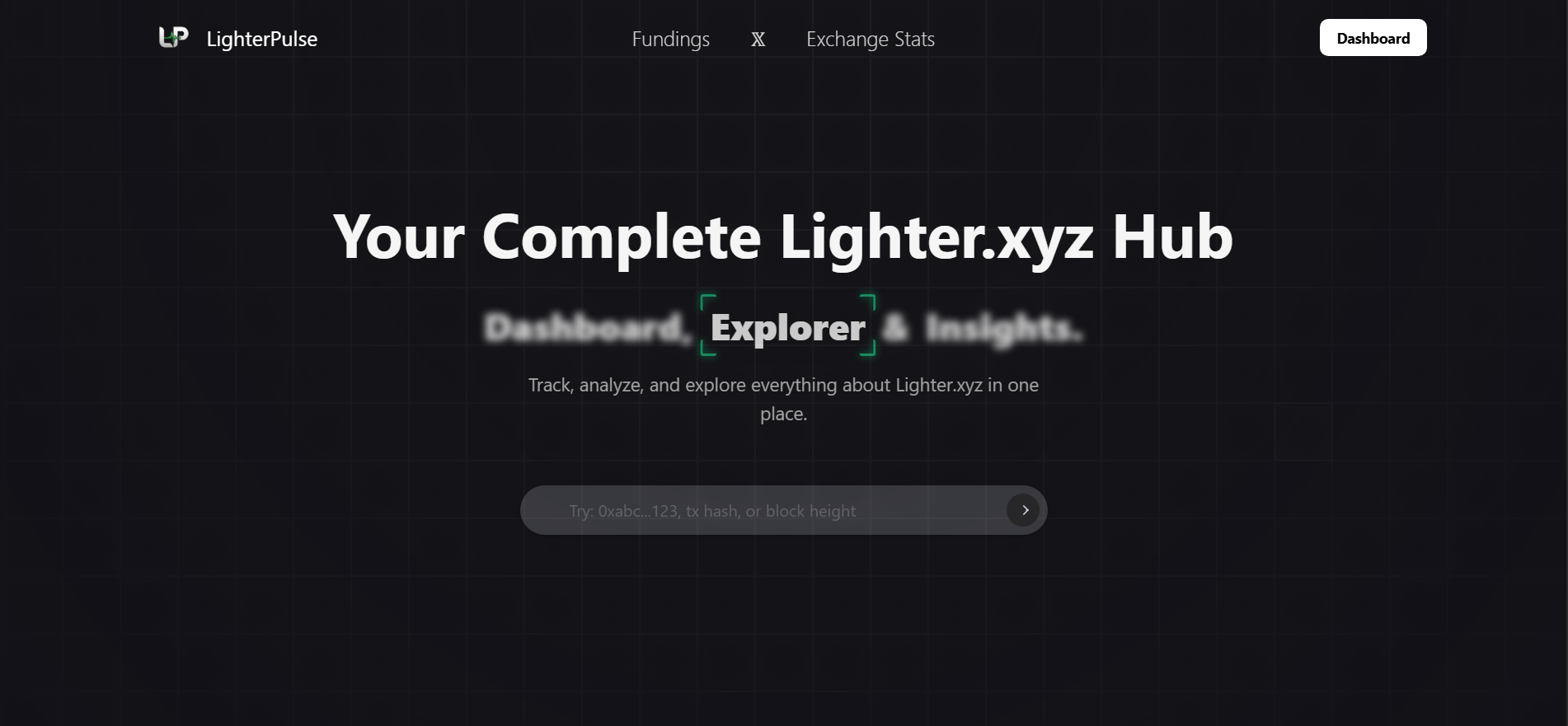 Screenshot of LighterPulse project